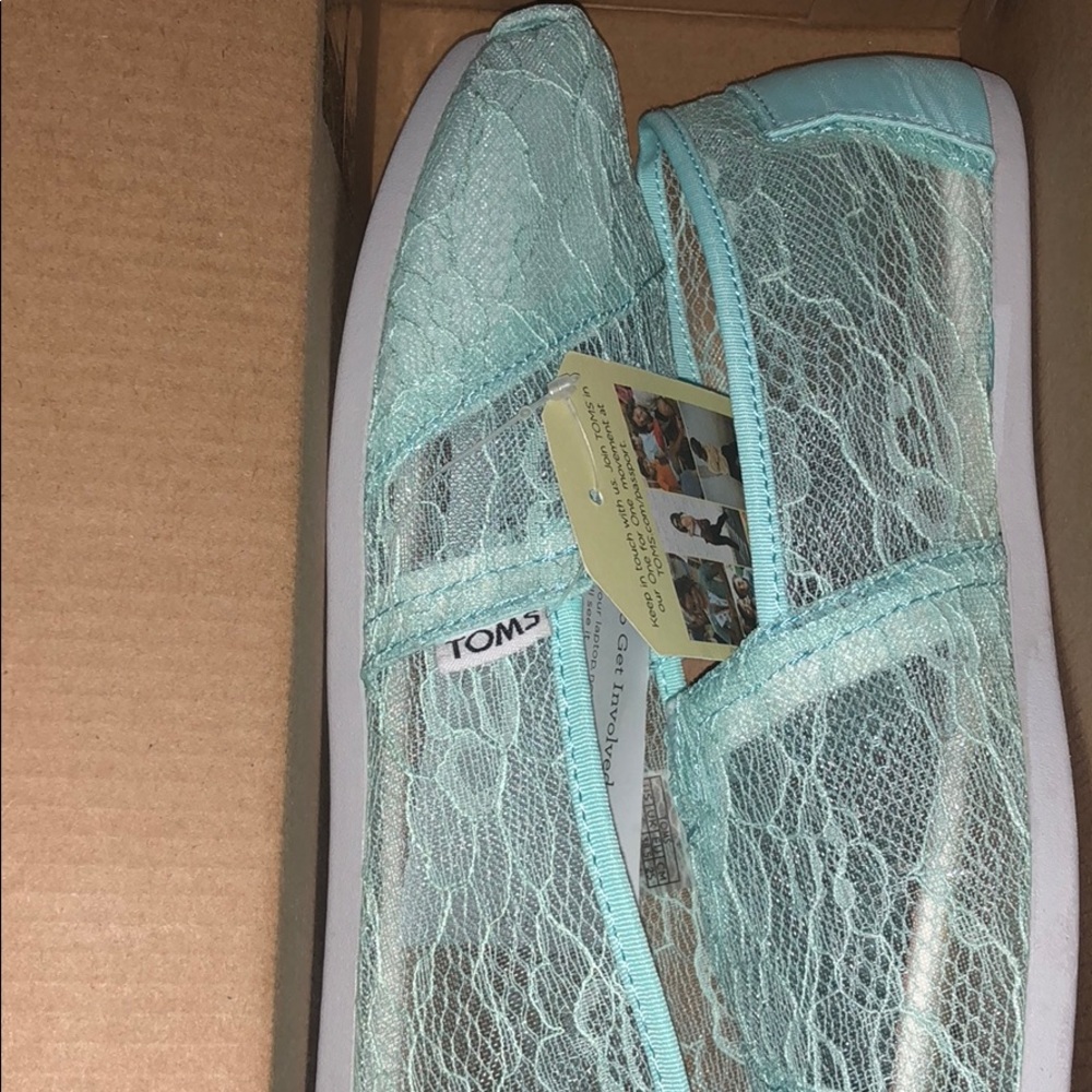 🆕 Toms Women's Classic Casual Shoe Mint Lace - Picture 6 of 7